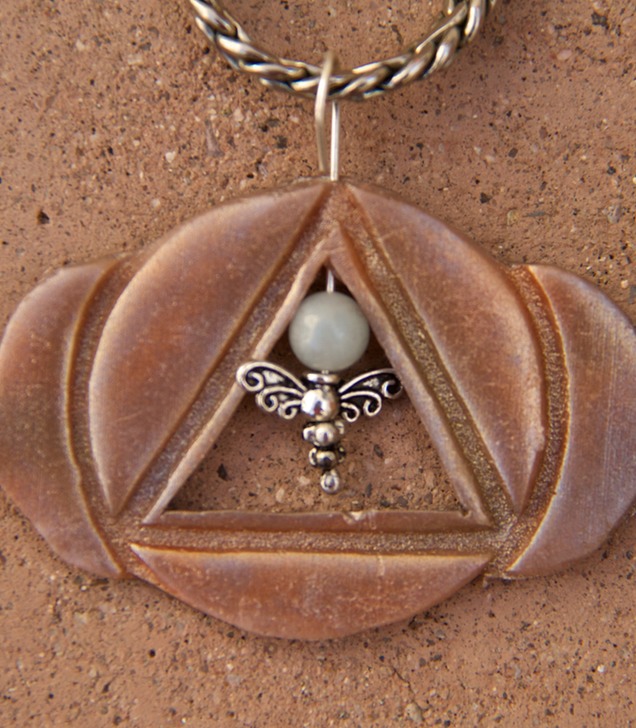 Third Eye Pendant with Moonstone Sphere